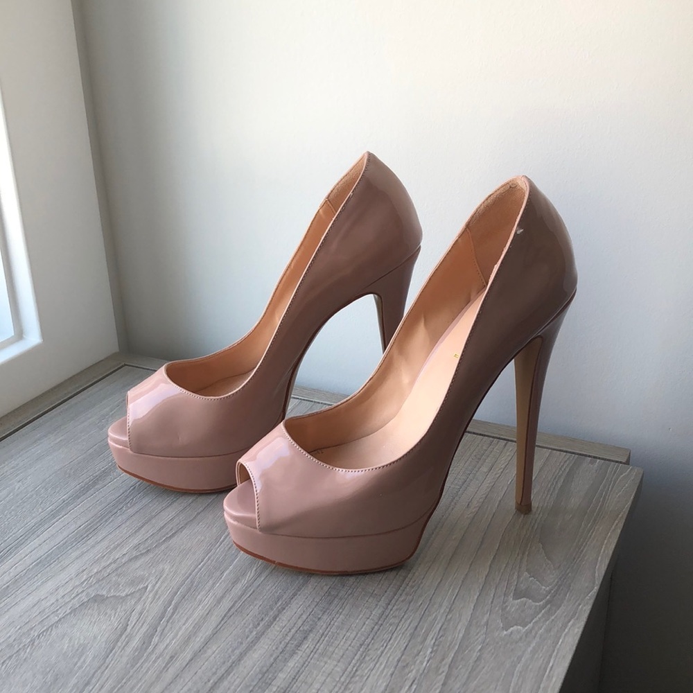 Nude Platform Stilettos